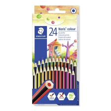 STAEDTLER Színes ceruza készlet, hatszögletű, staedtler &quot;noris colour 185&quot;, 24 különböző szín színes ceruza