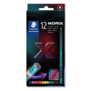 STAEDTLER Színes ceruza készlet, STAEDTLER "Norix® 186", 12 különböző szín