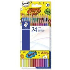 STAEDTLER színesceruza készlet, 24 szín, hatszögletű színes ceruza