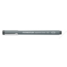 STAEDTLER Tűfilc, 0,2 mm, STAEDTLER Pigment Liner, fekete (TS308029) filctoll, marker