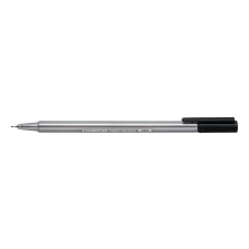 STAEDTLER Tűfilc, 0,3 mm, STAEDTLER "Triplus 334", fekete filctoll, marker
