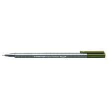 STAEDTLER Tűfilc, 0,3 mm, STAEDTLER &quot;Triplus 334&quot;, olivazöld filctoll, marker