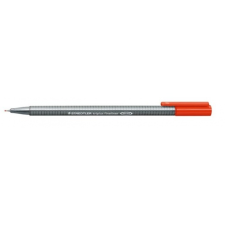 STAEDTLER Tűfilc, 0,3 mm, STAEDTLER "Triplus", piros filctoll, marker