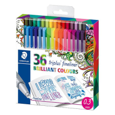 STAEDTLER Tűfilc készlet, Staedtler, Triplus - 36 db filctoll, marker