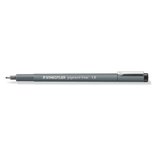  STAEDTLER Tusfilc, 1 mm, STAEDTLER &quot;Pigment Liner 308&quot;, fekete filctoll, marker