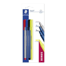 STAEDTLER Vegyes írószer készlet, 4 darabos, STAEDTLER &quot;Triplus® multi set 34P1&quot; filctoll, marker