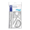 STAEDTLER Vonalzókészlet, műanyag, hajlítható, 4 darabos,  