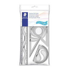 STAEDTLER Vonalzókészlet, műanyag, hajlítható, 4 darabos, "Ultraflex", vegyes színek vonalzó