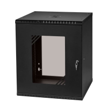 STALFLEX 12U fali rack szekrény 19" 450mm fekete (RC19-12U-450GB) (RC19-12U-450GB) asztali számítógép kellék