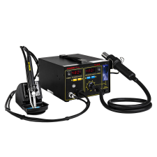 Stamos Soldering Forrasztóállomás füstelszívóval - 720 W - 2 kijelző - BASIC forrasztóállomás