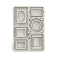 Stamperia Alterego Szilikon öntőforma A5 Frames Silicon Mould (1 db) gyertyaöntő forma