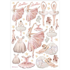 Stamperia Best Sellers Rizspapír A4 Dancer Rice Paper (1 ív) decoupage papír