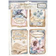 Stamperia Dewdrops Rízspapír készlet A4 Rice Paper Selection (6 ív) decoupage papír