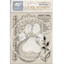 Stamperia Dewdrops Szilikonbélyegző A5 habit tracker Clear Stamps (1 csomag) bélyegző