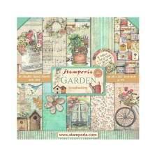 Stamperia Garden Papírkészlet 8" (20 cm) Paper Pack (10 ív) decoupage papír