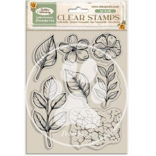 Stamperia Golden Harmony Szilikonbélyegző A5 Poinsettia Clear Stamps (1 csomag) bélyegző