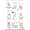 Stamperia Hidden Grove Öntőforma A5 Gnomes Soft Mould (1 db)