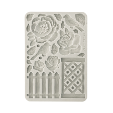 Stamperia House of Roses Szilikon öntőforma A5 Fence Silicon Mould (1 db) gyertyaöntő forma