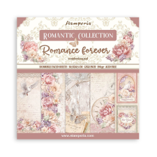 Stamperia Papírkészlet 12" (30 cm) - Romance Forever - Paper Pack (10 ív) decoupage papír