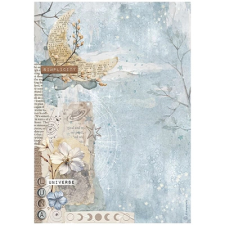 Stamperia Rizspapír A/4 Create Happiness Secret Diary moon dekorációs kellék
