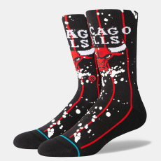  Stance overspray chicago bulls zokni unisex fekete l