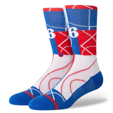 Stance zone philadelphia 76ers zokni unisex kék l férfi zokni