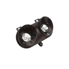 Standard Parts Fejlámpa maszk dupla optikával Yamaha BW's NG / MBK Next fekete motorkerékpár fényszóró