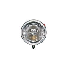 Standard Parts Fényszóró lámpa kerek MBK 51 Swing fekete motorkerékpár fényszóró