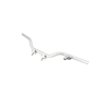 Standard Parts Kormány OEM minőség Yamaha PW 50 ezüst Standard Parts Kormányok és tartozékaik Kormányok Motor kormányok