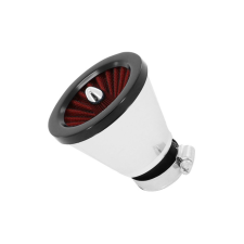 Standard Parts Légszűrő egyenes Turbine piros / króm D.28 / 35mm egyéb motorkerékpár alkatrész