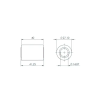 Standard Parts Silentblock persely / Puffer lengőkar 14x27x41,25x40 mm Yamaha DT / X-Limit Standard Parts Vázak, idomok, kiegészítők Kiegészítők