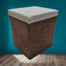  Standard puff cappuccino és csokibarna élénk színekben 37 cm magas bútor