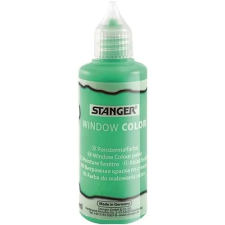Stanger Kreatív üvegmatrica festék Stanger 80 ml sötétzöld üvegfesték