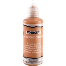Stanger Kreatív üvegmatrica festék Stanger 80 ml világosbarna üvegfesték