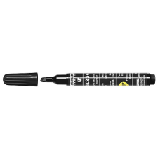 Stanger M236 alkoholos marker fekete, vágott hegy 1-4mm filctoll, marker