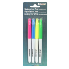 Stanger Szövegkiemelő Stanger 4 db-os klt. radírozható filctoll, marker
