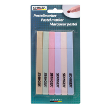 Stanger Szövegkiemelő Stanger 6 db-os klt. pasztell színek filctoll, marker