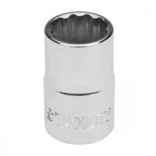 Stanley 1/2 " 12 pt dugókulcs, négyzet alakú, 25 mm-es dugókulcs