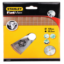 Stanley GYÉMÁNTTÁRCSA 125X22,2MM CSEMPE VÁGÓ FOLYAMATOS ÉLŰ csiszolókorong és vágókorong