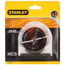 Stanley LYUKFŰRÉSZ KÉSZLET 25-62MM 41MM MÉLYSÉG HCS barkácsgép tartozék