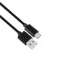 STANSSON CZ-233-D 2 m, USB 2.0, USB A apa - USB C apa Fekete kábel