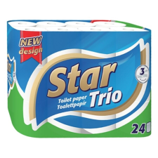 STAR Toalettpapír STAR Trio 3 rétegű 24 tekercs higiéniai papíráru