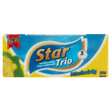 STAR Trio papírzsebkendő 3 rétegű 100 db - Hársfavirág higiéniai papíráru