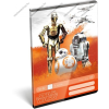  Star Wars 3 robot 2. osztályos vonalas füzet, A5/16-32