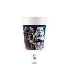 Star Wars Galaxy papír pohár 8 db-os 200 ml FSC party kellék
