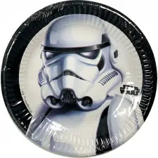  Star Wars Troopers papírtányér 8 db-os 20 cm party kellék