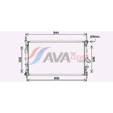 STARLINE hűtő, motorhűtés Starline FD2628 autóalkatrész