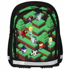 Starpak ergonomikus iskolatáska, hátizsák - Pixel Game Diagonal iskolatáska