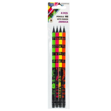 Starpak Jamaica grafit ceruza radírral - 4 db-os ceruza