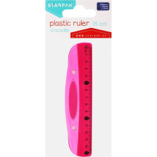 Starpak Műanyag 15 cm-es Vonalzó - Rózsaszín (STK LIN2) vonalzó